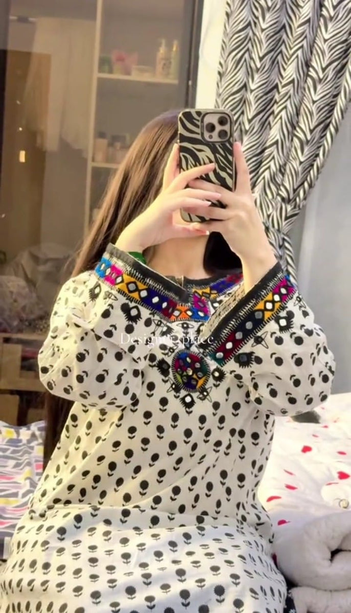 HIRA CO-ORD SET STITCHED FOR GIRLS – N.A Collection
